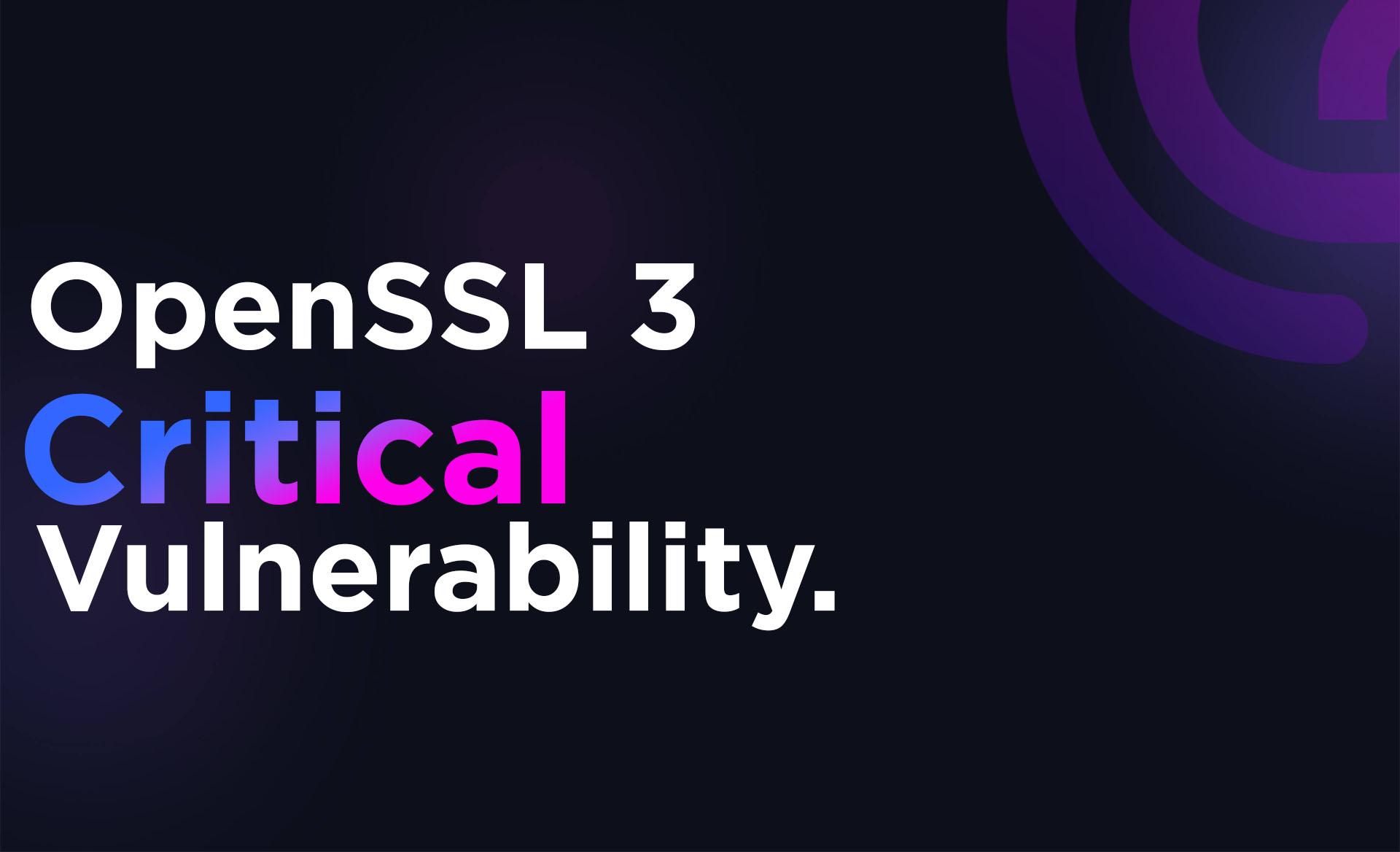 Vulnerabilities of OpenSSL 3