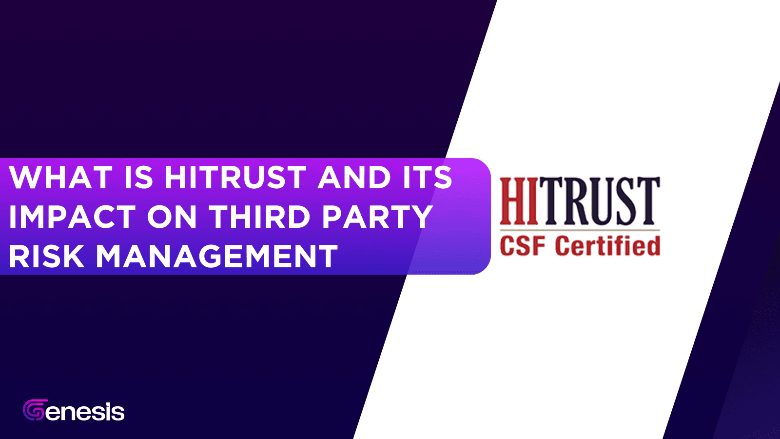What is HITRUST and Its Impact on Third Party Risk Management.