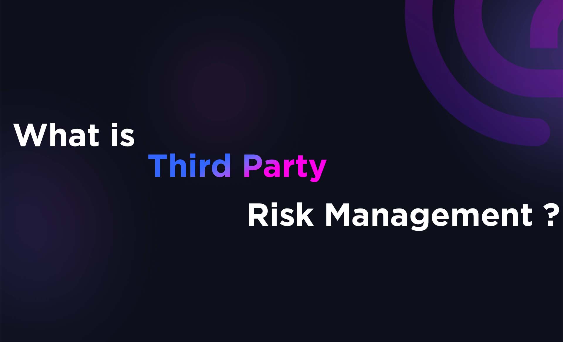 What is Third-Party Risk Management (TPRM)?
